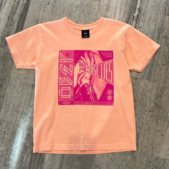 Obey Tops - OBEY Noise Lies t-shirt